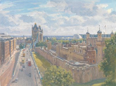 Tower Bridge e a Torre de Londres, 2010 de Julian Barrow