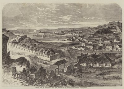 Vista geral de Sebastopol, das alturas no lado ocidental de Julian Portch