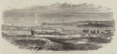 A ponte sobre o porto de Sebastopol, Fortes Constantine e Nicholas de Julian Portch