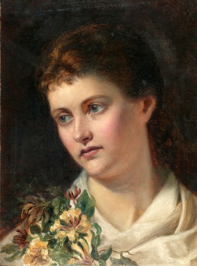 Pensamentos do futuro (óleo sobre tela) de Juliana Charlotte Shepherd