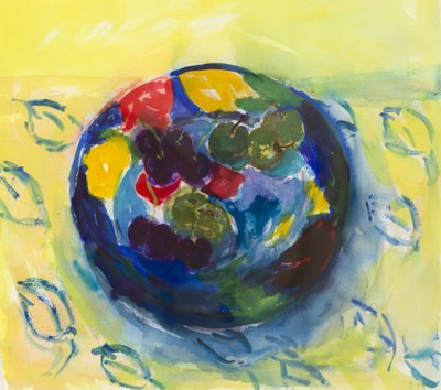 Cerejas e Greengages, 2017, de Julie Held