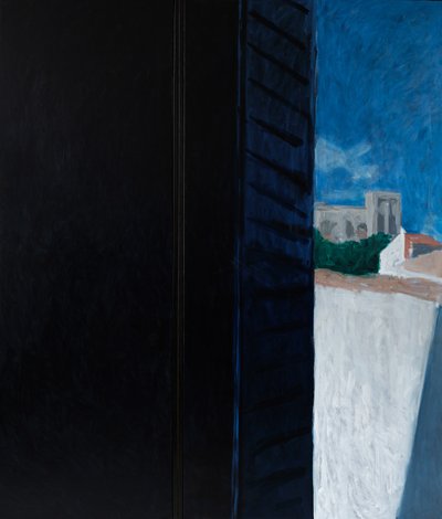 Hotel-Avignon (acrílico e óleo sobre tela) de Julie Held