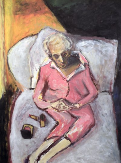 Mulher, com, batom de Julie Held