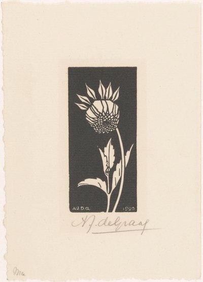 Dahlia de Julie de Graag (signed by artist)