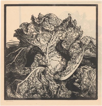 Três lesmas em um repolho de Julie de Graag (signed by artist)