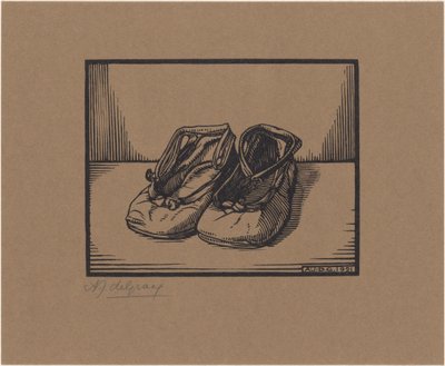 Par de sapatos de Julie de Graag (signed by artist)
