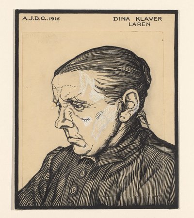 Retrato de Dina Klaver
Dina Klaver Laren (título sobre o objecto) de Julie de Graag (signed by artist)