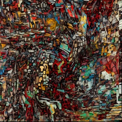 Partículas coloridas de Julien Decapo