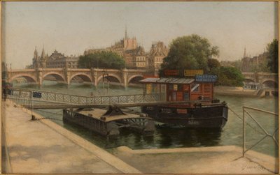 Pont-Neuf visto do Quai du Louvre de Julien Hippolyte Féron