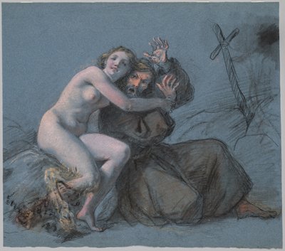 A Tentação de Santo António de Julien Leopold Boilly