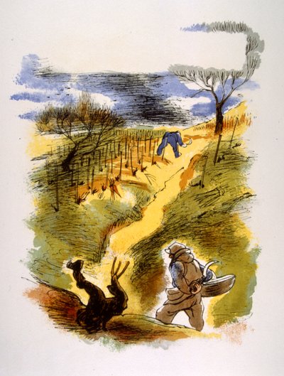 Ilustração Humorosa do Vinho 1946.Ilustração do Pavilhão Julien de Julien Pavil