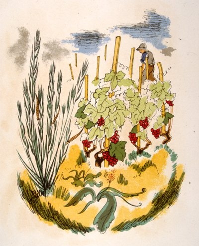 Ilustração Humorosa do Vinho 1946.Ilustração do Pavilhão Julien de Julien Pavil