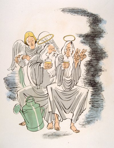 Ilustração Humorosa do Vinho 1946.Ilustração do Pavilhão Julien de Julien Pavil