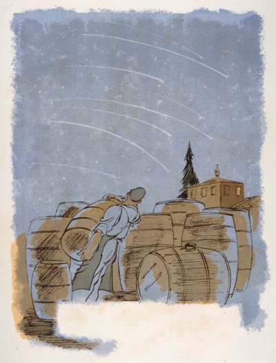 Ilustração Humorosa do Vinho 1946.Ilustração do Pavilhão Julien de Julien Pavil