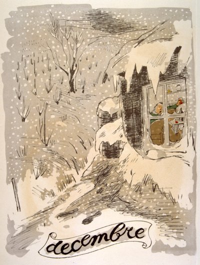 Ilustração Humorosa do Vinho 1946.Ilustração do Pavilhão Julien de Julien Pavil