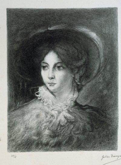 Retrato de George Sand. de Julien Tinayre