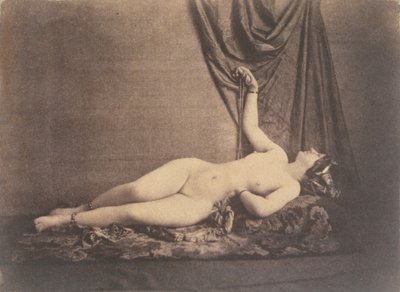 [Reclining Female Nua], ca. 1853. de Julien Vallou de Villeneuve