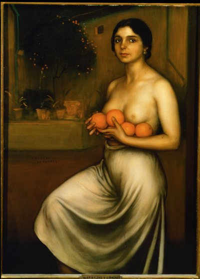 Laranjas e limões (pintura) de Julio Romero de Torres