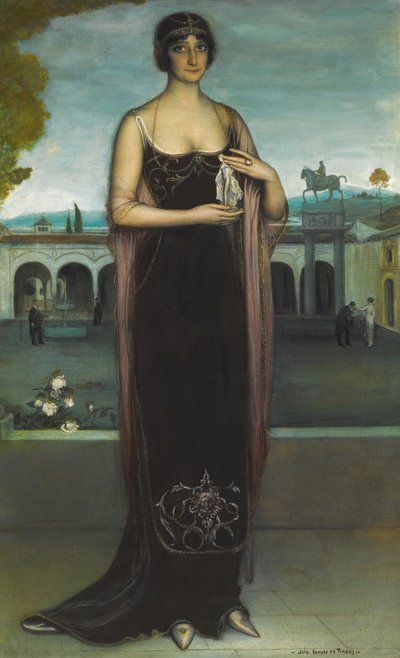 Retrato de Adela Carboné 1890-1960, c. 1911. de Julio Romero de Torres