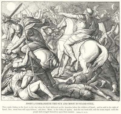 Josué Comanda o Sol e a Lua a Ficar Quieto (gravação) de Julius (after) Schnorr von Carolsfeld