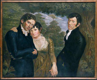 Cópia de nós três por Philipp Otto Runge de Julius August Friedrich Theodor von Ehren