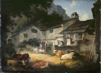 A Casa do Pintor, Ambleside de Julius Caesar Ibbetson