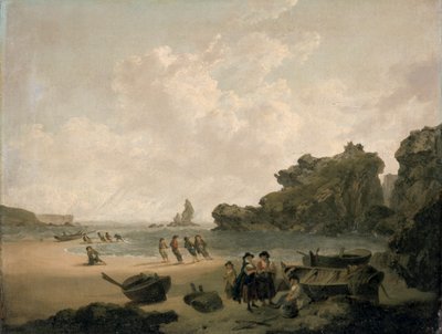 "The Stack Rock", 1793-94 de Julius Caesar Ibbetson
