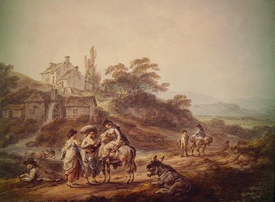 O Moinho de Água de Julius Caesar Ibbetson