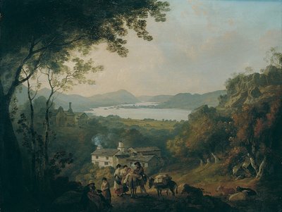 Windermere a partir de Troutbeck de Julius Caesar Ibbetson
