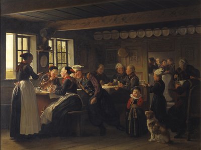 Episódio de uma festa no Amager de Julius Exner
