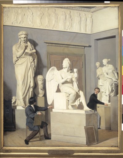A coleção de gesso na Royal Academy of Fine Arts de Julius Exner