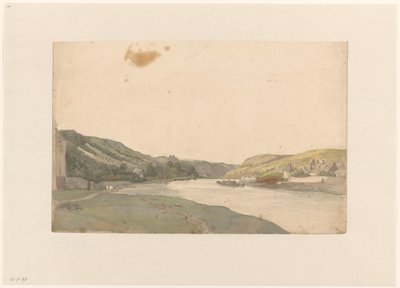 Vista do Mosa de Julius Jacobus van de Sande Bakhuyzen