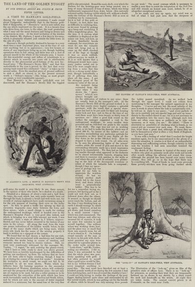 A terra da pepita de ouro, uma visita ao campo de ouro de Hannan de Julius Mandes Price