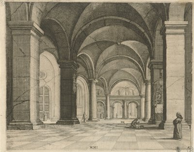 Interior da igreja
Representações Perspectival (título da série) de Julius Milheuser