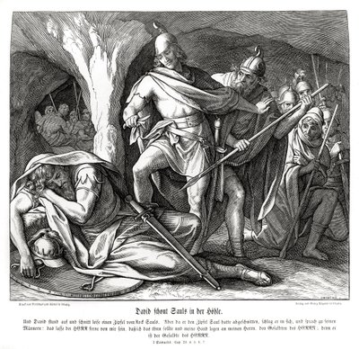 David poupa a vida de Saul de Julius Schnorr von Carolsfeld