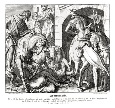 Morte de Jezebel, 2 Reis de Julius Schnorr von Carolsfeld