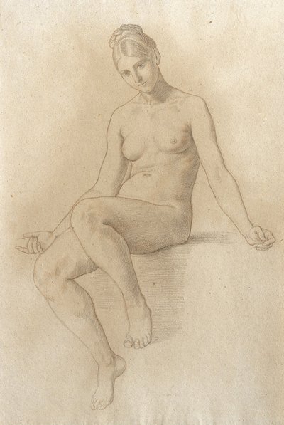 Nu feminino de Julius Schnorr von Carolsfeld