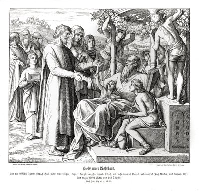 Trabalho é recompensado, Trabalho de Julius Schnorr von Carolsfeld