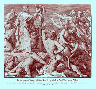 Moisés e a serpente de bronze, Números de Julius Schnorr von Carolsfeld