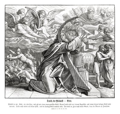 Salmos - apelo de Julius Schnorr von Carolsfeld
