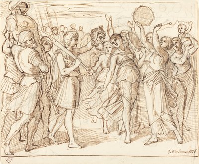 O triunfo de Davi de Julius Schnorr von Carolsfeld