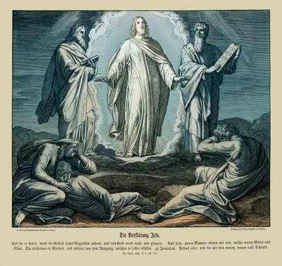Transfiguração de Jesus, Evangelho de Lucas de Julius Schnorr von Carolsfeld