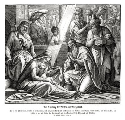 Sábios, Evangelho de Mateus de Julius Schnorr von Carolsfeld