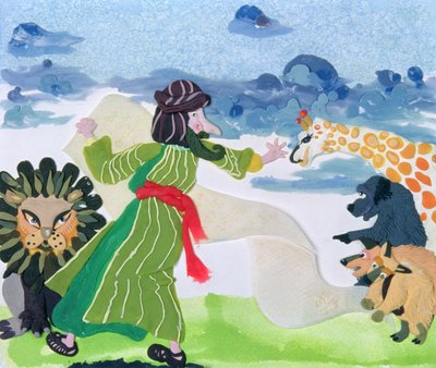 Noé (barro e wc no papel) de Jung Sook Nam