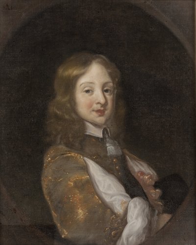 Príncipe Auguste Frederic de Holstein Gottorp - Retrato do Príncipe August Friedrich de Holstein-Gottorp (1646-1705), por Ovens, Juergen (1623-1678). Óleo sobre tela. Dimensão: 69x57 cm. Museu Nacional de Estocolmo de Jürgen Ovens