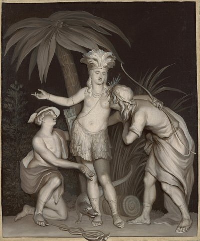 Alegoria do comércio com a América de Jurriaan Andriessen