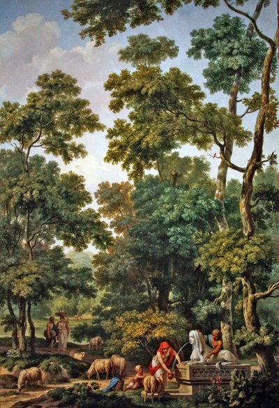 Paisagem arcadiana com uma esfinge (óleo sobre pano) de Jurriaan Andriessen