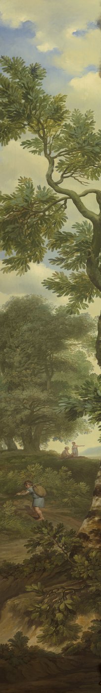 Paisagem árcade com um viajante de Jurriaan Andriessen