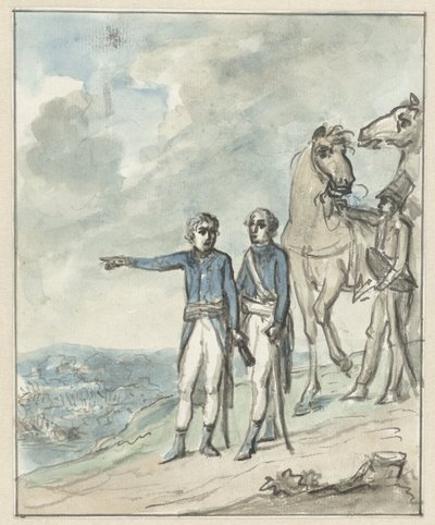 Generais Napoleão e Berthier de Jurriaan Andriessen