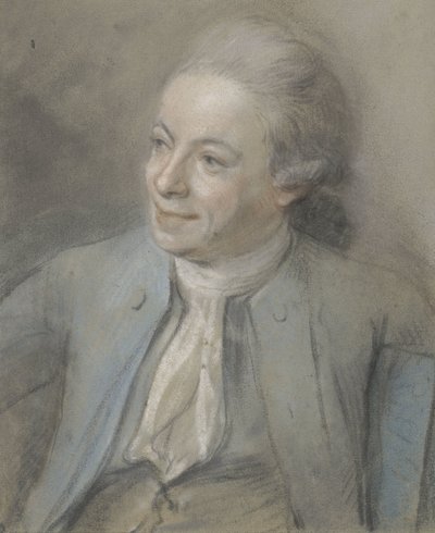 Retrato de Dirk Versteegh, meio comprimento, à esquerda de Jurriaan Andriessen